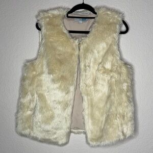 Boden Faux Fur Vest